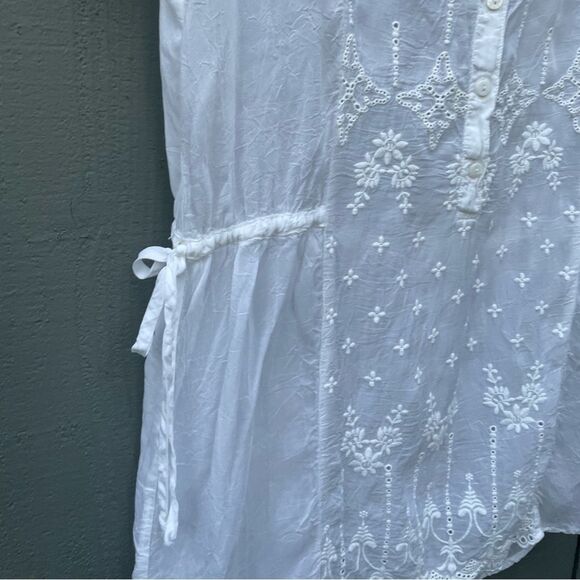 Johnny Was Eyelet blouse - Picture 5 of 7